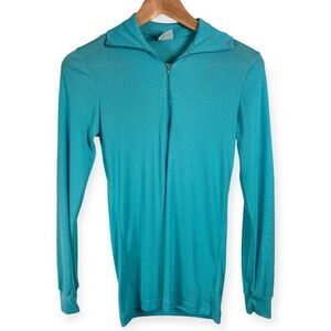 Patagonia Capilene USA 1/4 Zip Baselayer Long Sleeve Women’s Small Light Blue